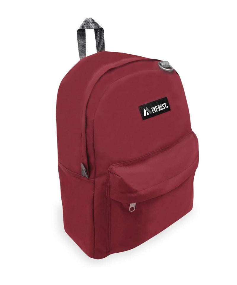 Everest Classic Backpack, Burgundy, One Size,2045CR-BURG - Image 1